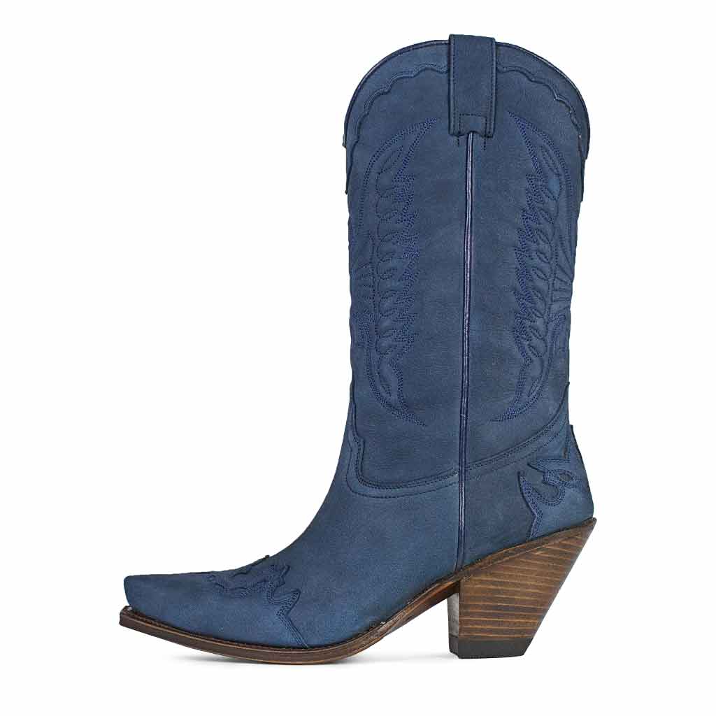 sendra-boots-2560-gorca-nobuk-softy-delave-153-azul-damen-cowboystiefel-blau image 1