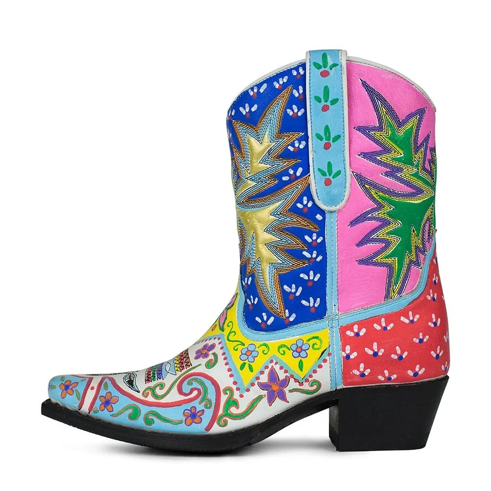 sendra-boots-wakamole-agave-handbemalter-westernstiefel-in-limitierter-auflage-v image 1