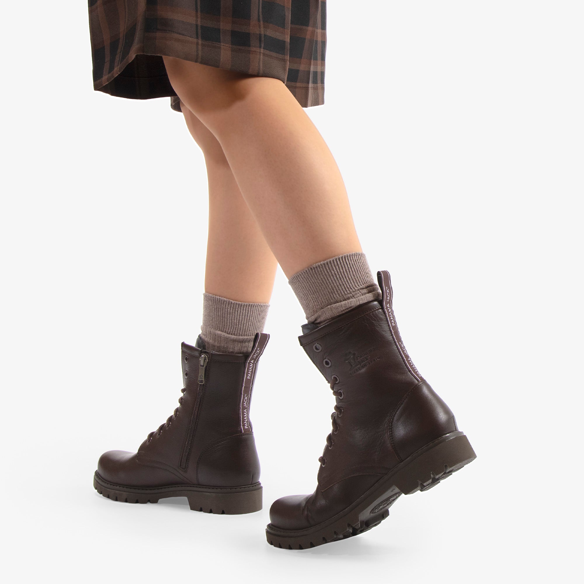 panama-jack-frisia-plaid-b1-damenstiefel-napa-braun image 2