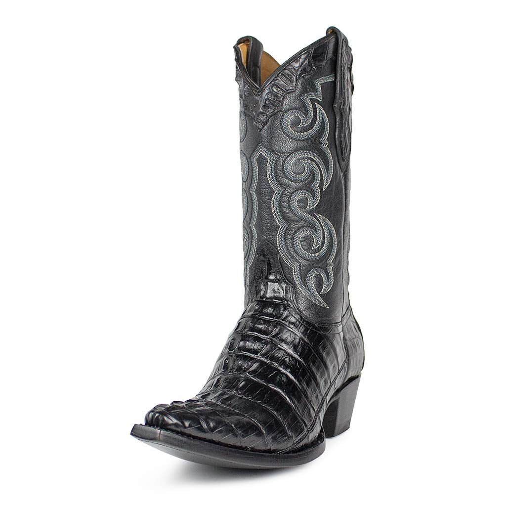 sendra-boots-texas-caiman-tail-negro-exotik-stiefel image 2