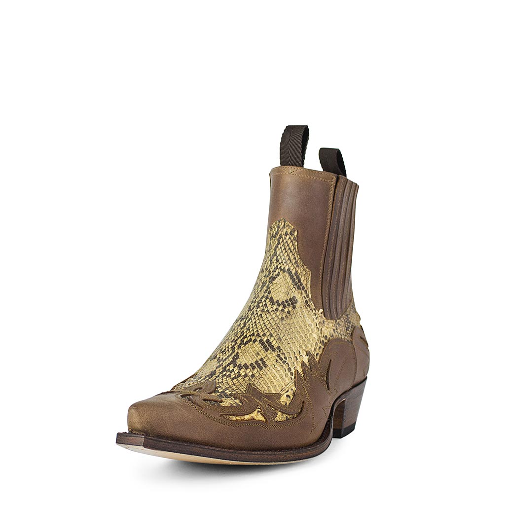 sendra-boots-4660p-cuervo-mad-dog-tang-exotik-stiefel-python image 2