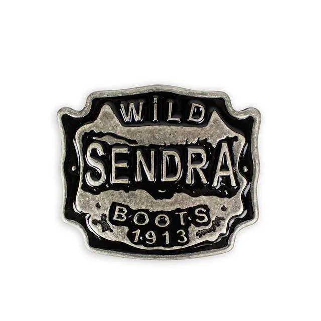 sendra-boots-2497-wild-g-rtelschnalle-silber-matt-schwarz image 1