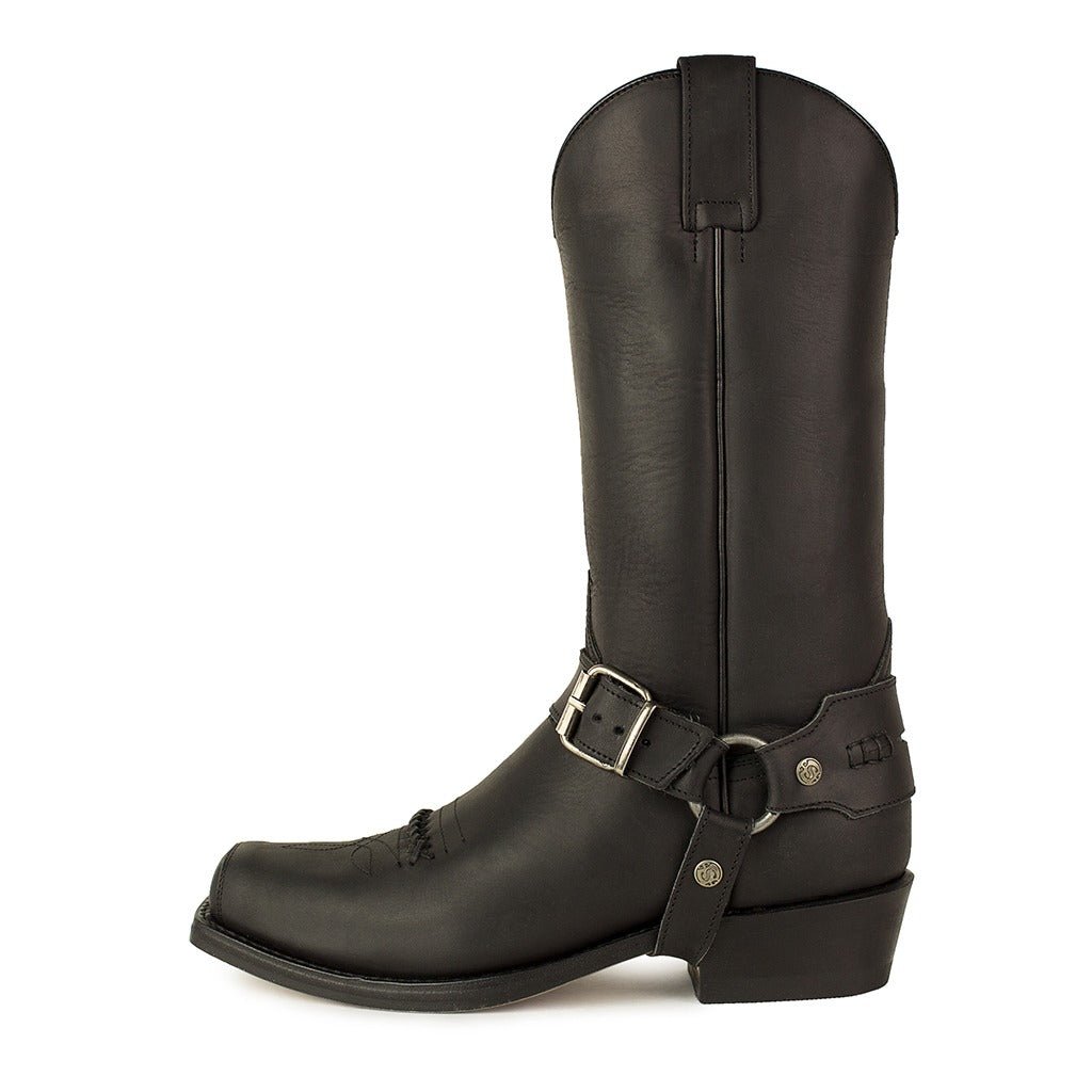 sendra-boots-6354-58-seta-sprinter-negro-unisex-biker-boot-mit-abnehmbarem-harni image 1