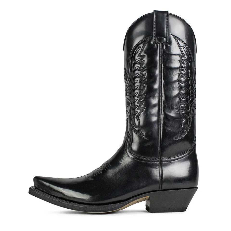 sendra-boots-s0074-2073-flora-negro-damen-cowboystiefel image 1