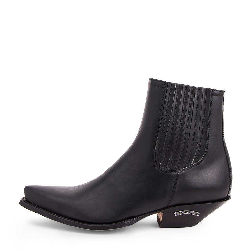 sendra-boots-1692-cuervo-pull-oil-negro-chelsea-stiefel-schwarz image 1