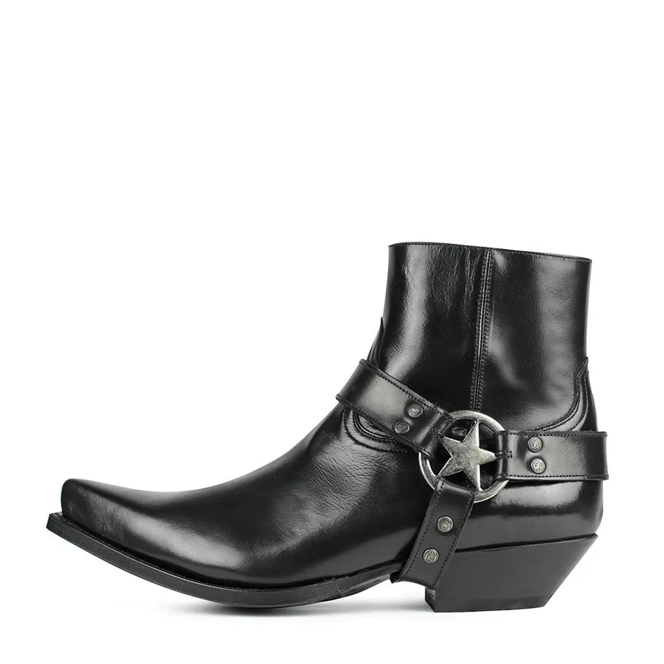 sendra-boots-15100-cuervo-hurricane-negro-herren-cowboy-stiefelette image 1