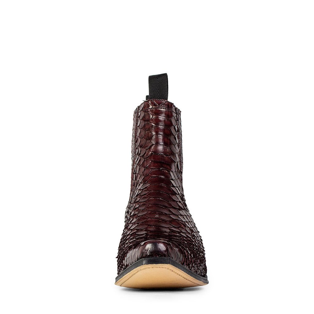 sendra-boots-1692p-lucky-piton-barr-vino-1-brillo-exotic-boot image 3