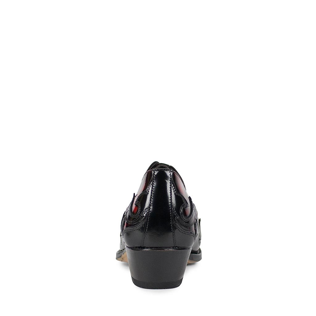 sendra-boots-10066-mezcal-flora-rojo-western-schuh-rot-mit-stickerei image 4