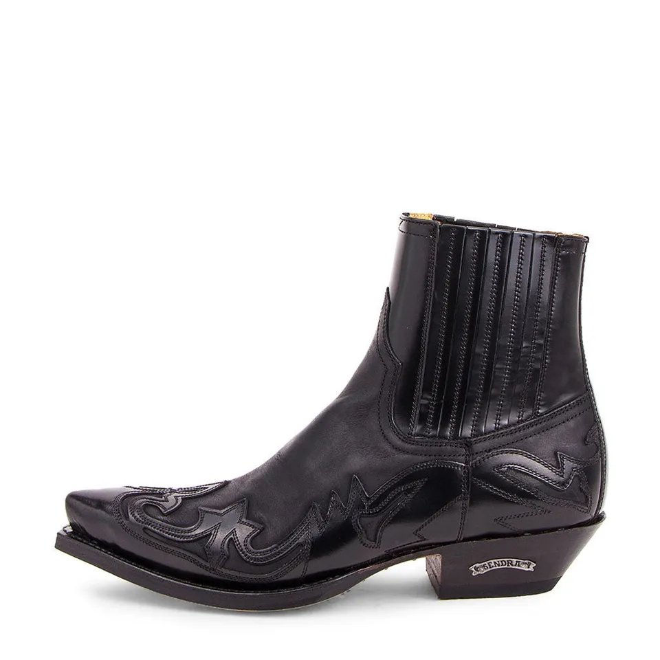 sendra-boots-4660-cuervo-stiefelette-flora-negro-sprinter-negro image 1