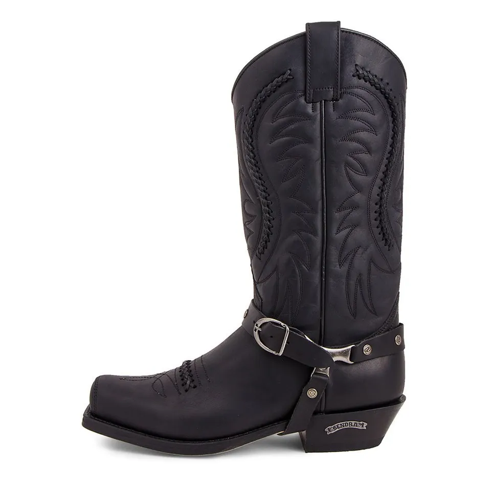 sendra-boots-3434-58-seta-sprinter-bras-negro-biker-lederstiefel image 1