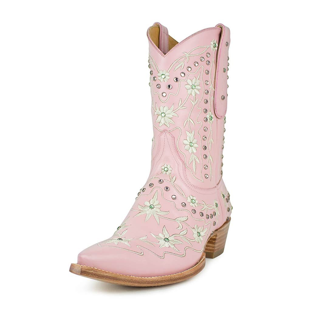 sendra-boots-marylin-rosa-damen-limited-edition-westernstiefel-mit-swarovski-kri image 2