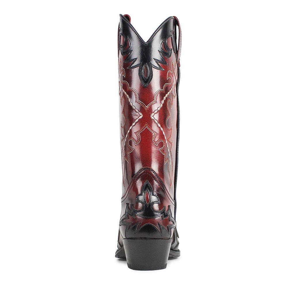 sendra-boots-9669-cuervo-flora-rojo-dirty-cowboy-stiefel image 4