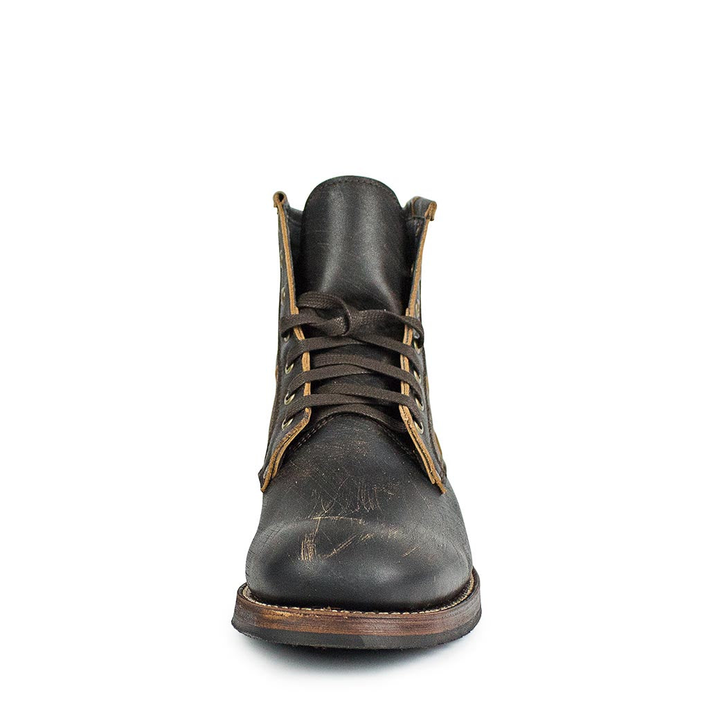 sendra-boots-11931-kaspar-b-second-hand-negro-cuero-biker-boots image 4
