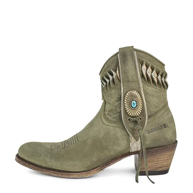 sendra-boots-13387-debora-damen-stiefelette-militar-lavado image 1