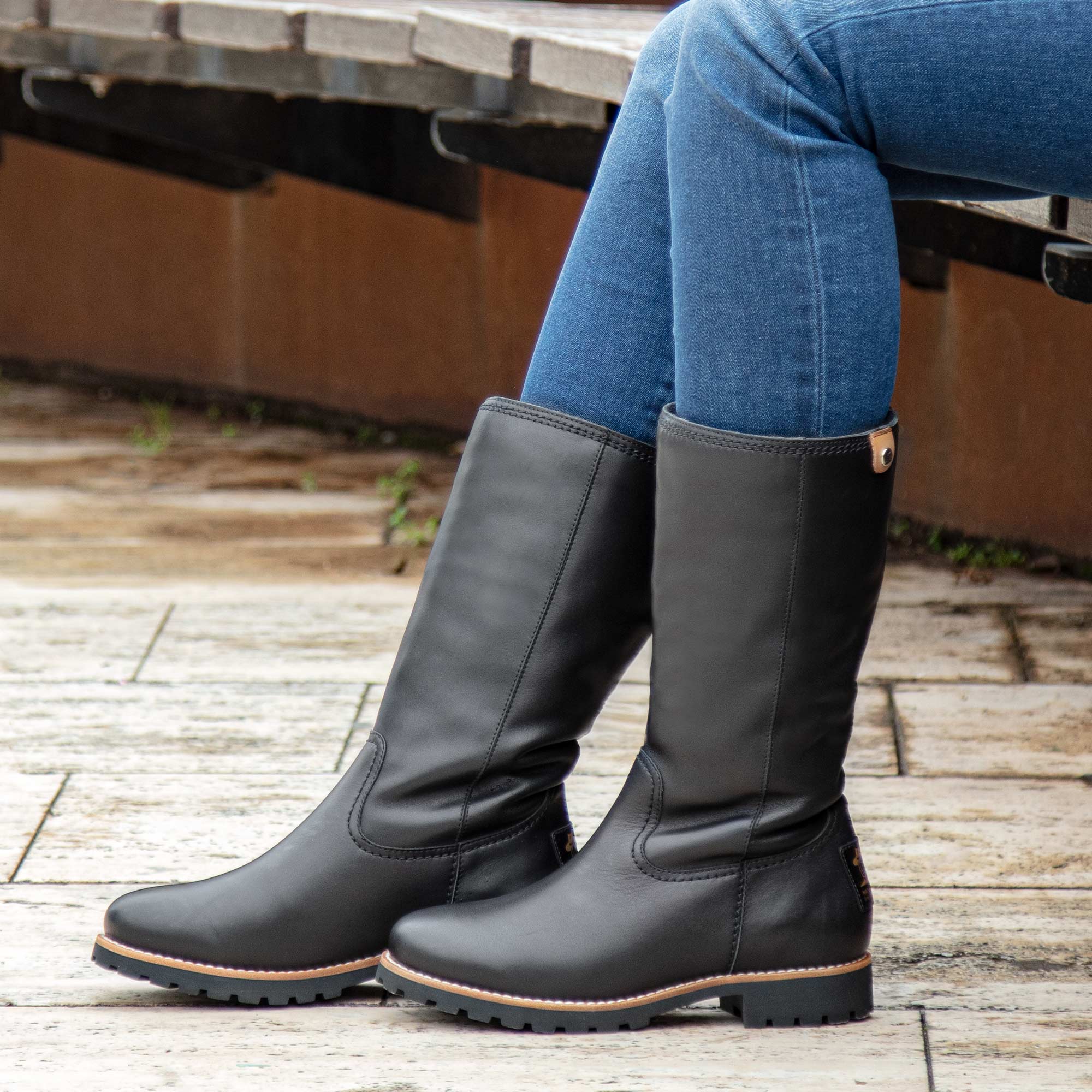 panama-jack-bambina-igloo-trav-b2-damen-winterstiefel-lammfell-schwarz image 8