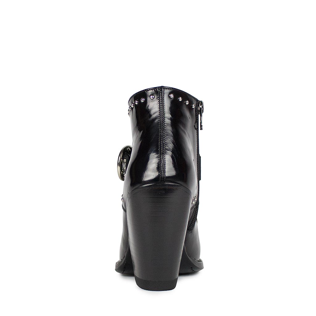 sendra-boots-17478-montecarlo-antic-negro-damen-stiefelette-schwarz-nieten image 4