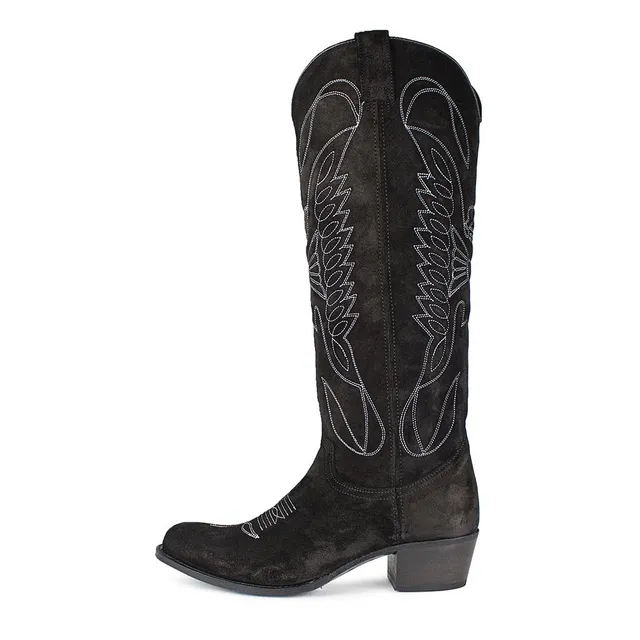 sendra-8840-debora-damen-cowboy-stiefel-kaleido-velours image 1