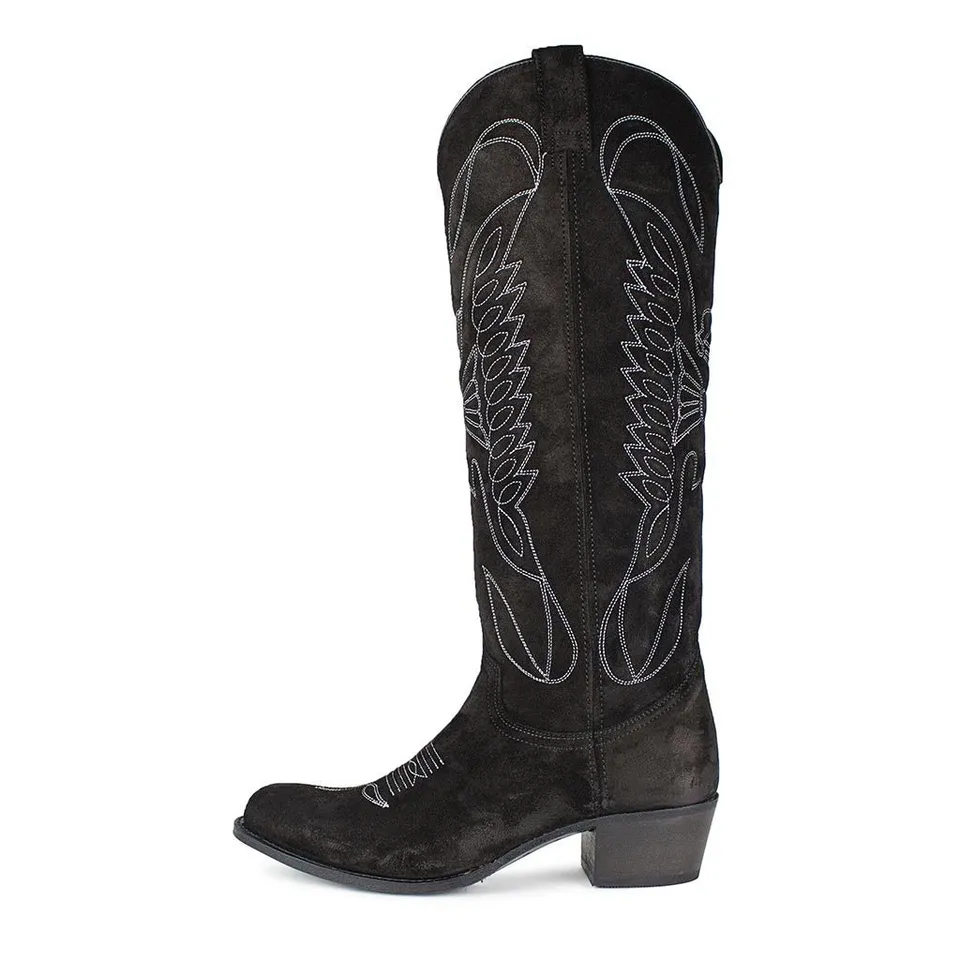sendra-8840-debora-damen-cowboy-stiefel-kaleido-velours image 1