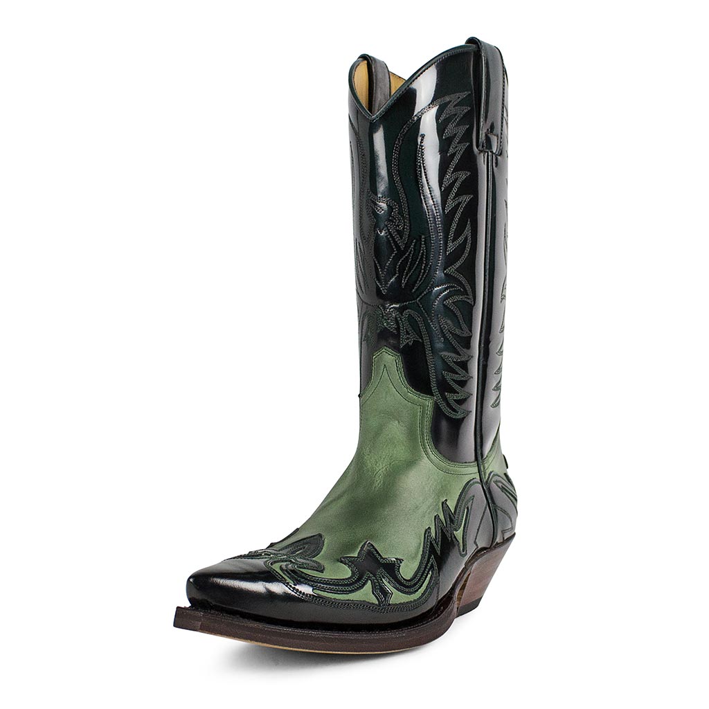 sendra-boots-3241-cuervo-nobuk-verde-cowboy-stiefel image 2