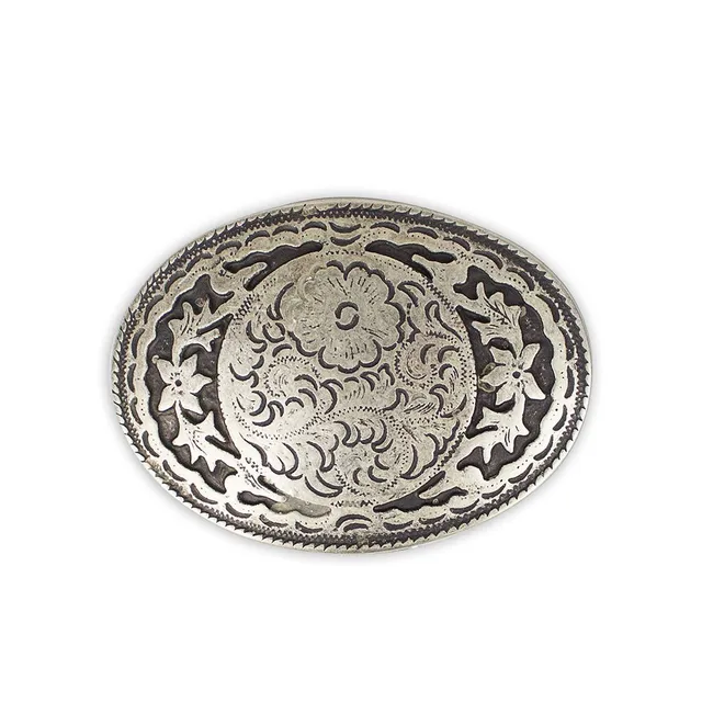 sendra-eli-20546-40-g-rtelschnalle-silber-matt-blumen-d5 image 1