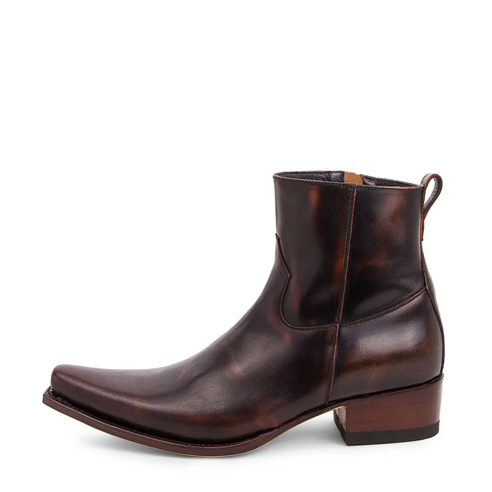 sendra-boots-12322-m-natur-antic-jacinto-stiefelette-braun-rei-verschluss image 1
