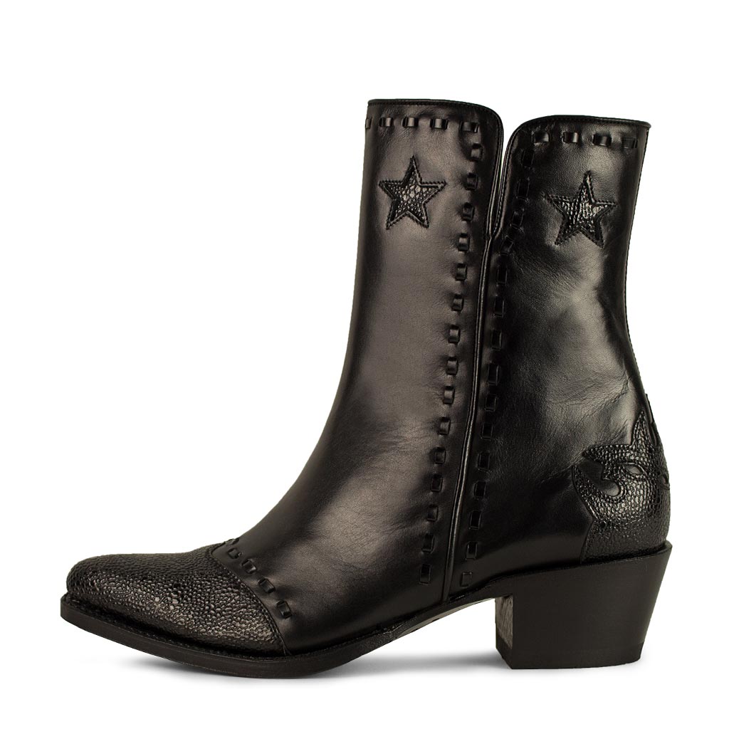 sendra-boots-13088-lia-mantaraya-damen-westernstiefel-schwarz image 1