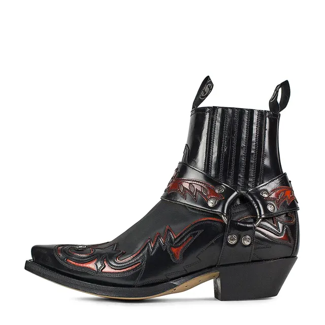 sendra-18117-cuervo-sprinter-hurricane-cowboy-stiefeletten-schwarz image 1
