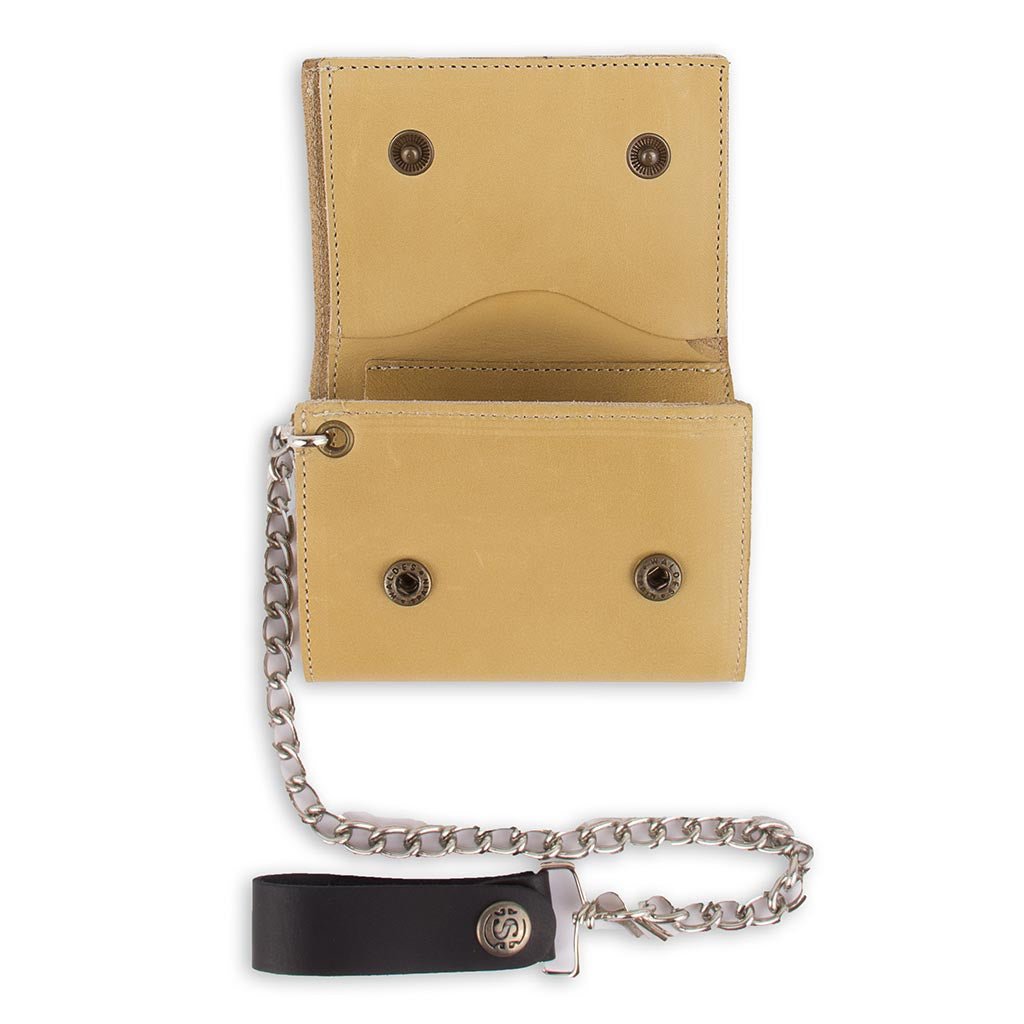 sendra-pocket-box-brass-crepe-biker-geldb-rse-mit-kette image 3