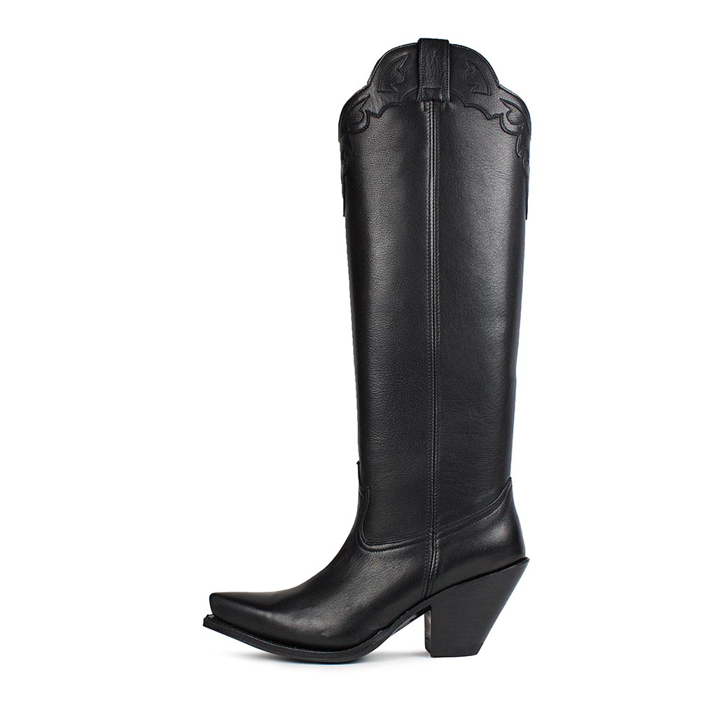 sendra-boots-17900-gorca-salvaje-negro-damen-cowboystiefel-extrahoch image 1