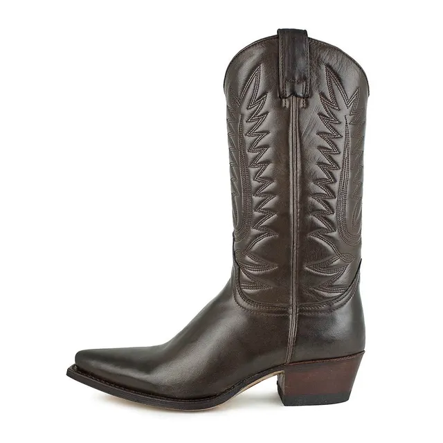 sendra-boots-7280-gene-damen-cowboystiefel-braun-anilina image 1
