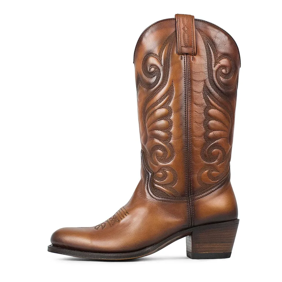 sendra-boots-11627-debora-memphis-cuero-damen-cowboy-stiefel-braun image 1