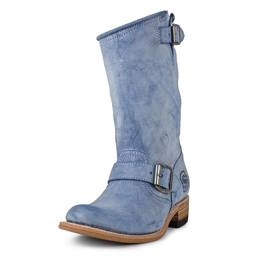 sendra-boots-2944-city-salvaje-azul-biker-boots-damen image 2