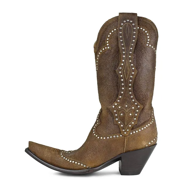 sendra-boots-dumbo-13-rust-damen-cowboystiefel-swarovski-limited image 1