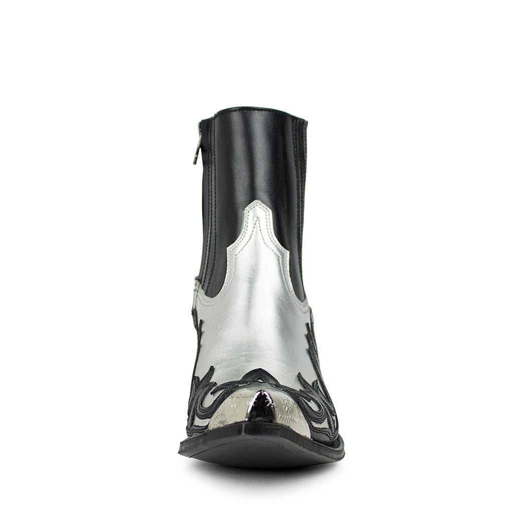 sendra-boots-16598-lula-laminado-plata-damen-bot-n-schwarz-silber image 3