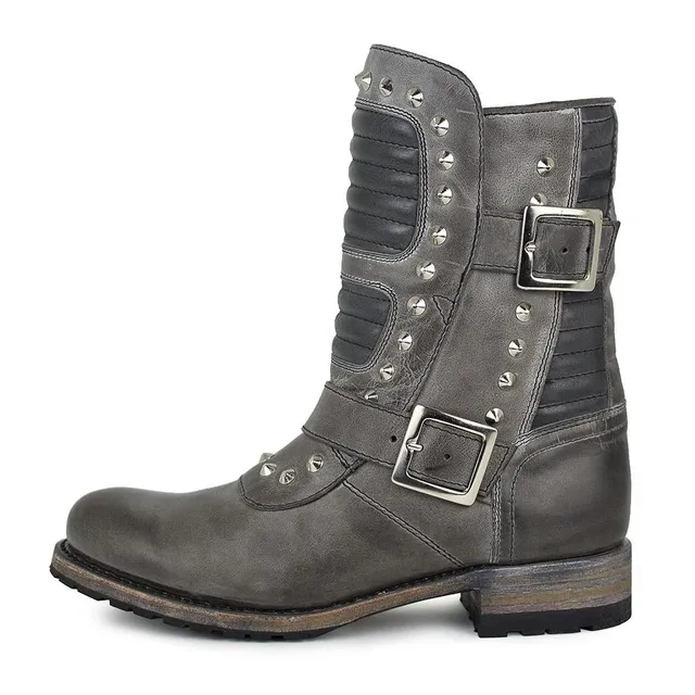 sendra-boots-11720-chiquita-vibrant-grigio-biker-stiefel image 1