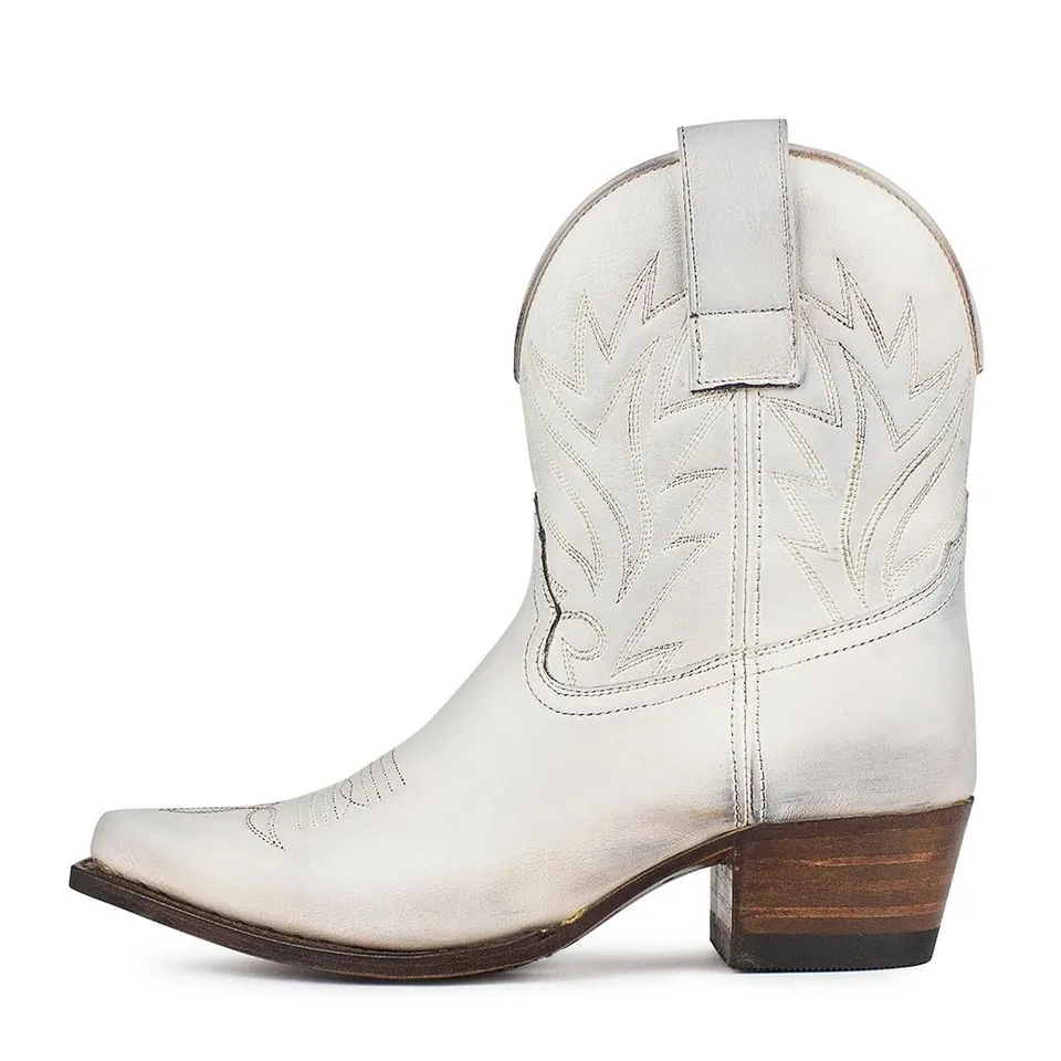 sendra-boots-16954-gene-salv-avorio-borron-wei-e-stiefeletten-mit-stick image 1