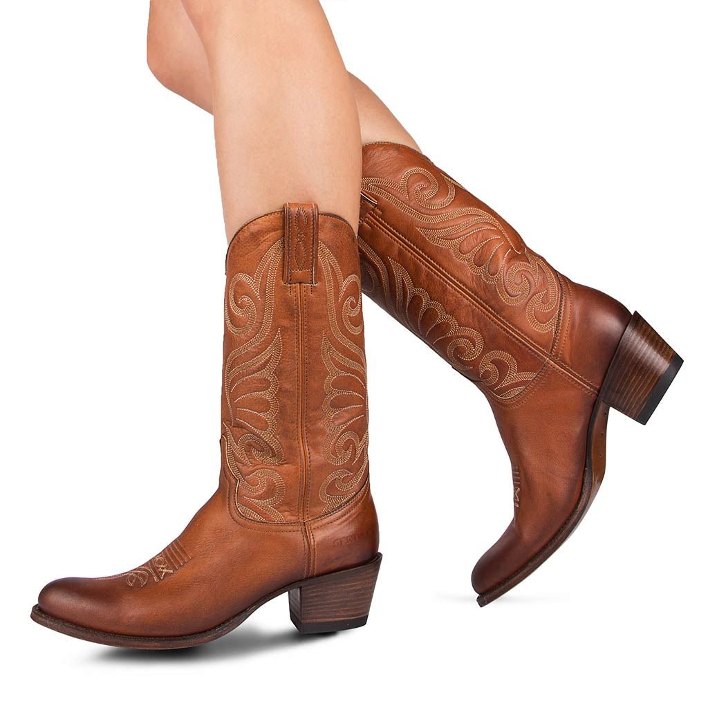 sendra-boots-11627-debora-salvaje-damen-cowboystiefel-braun image 6
