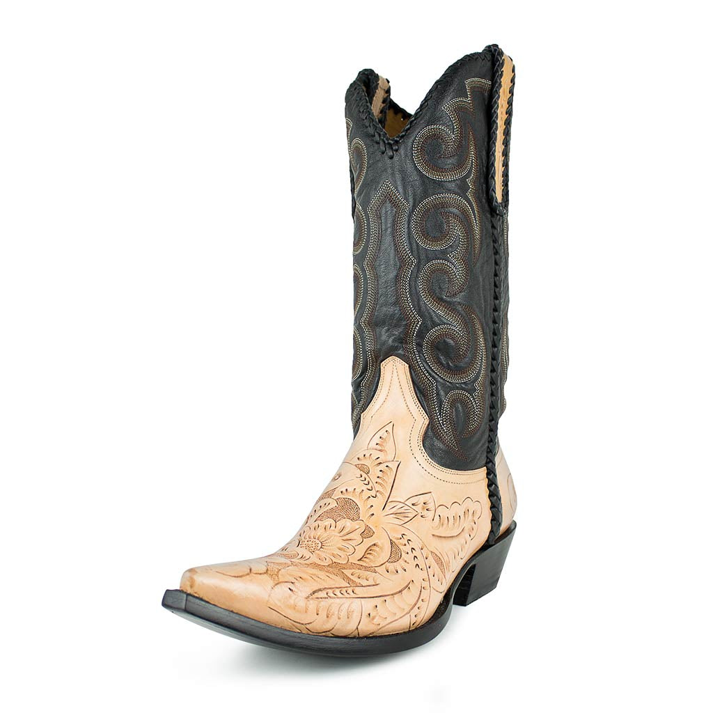 sendra-boots-tucson-sillero-natural-negro-cowboy-boots-limited-edition image 2