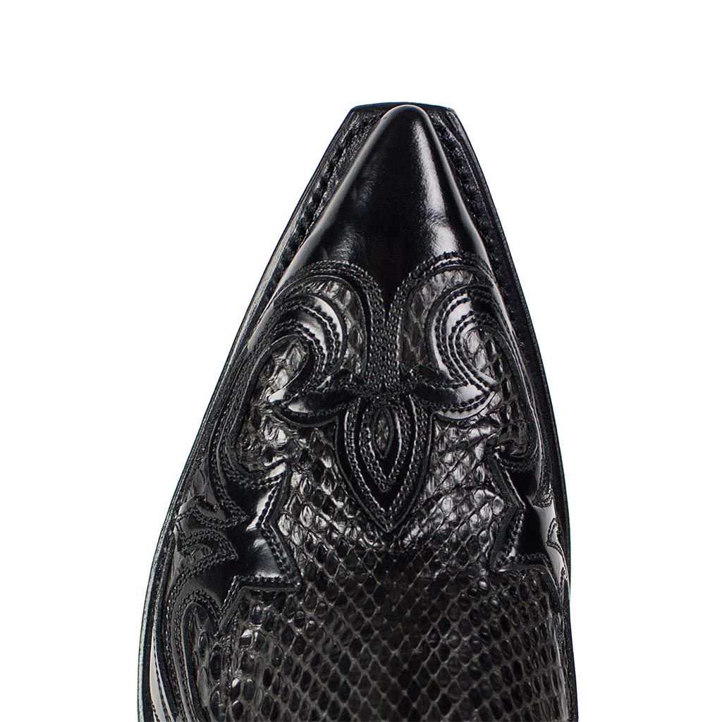 sendra-boots-4660p-cuervo-piton-chaira-oscuro-herren-exotic-cowboystiefel image 4