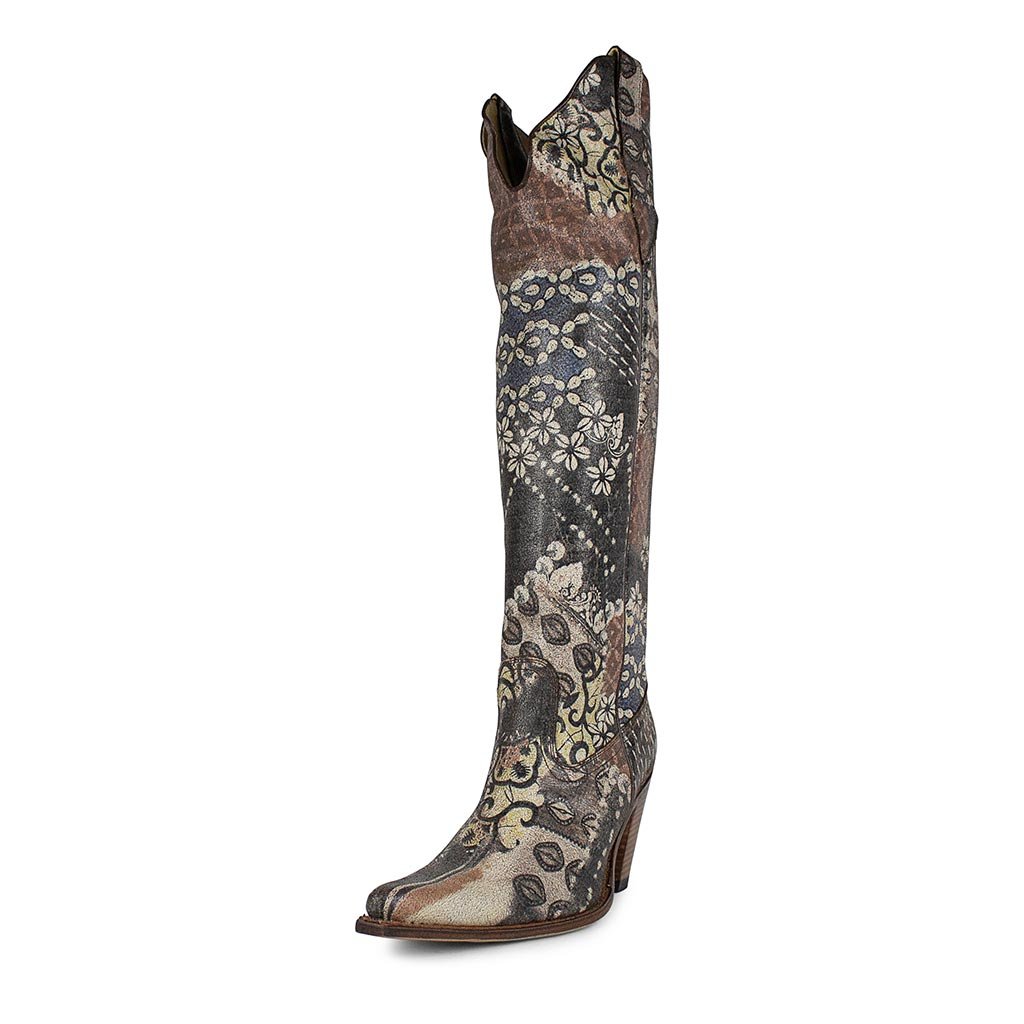 sendra-boots-7317-sharp-sabana-flores-damen-langschaft-stiefel image 2