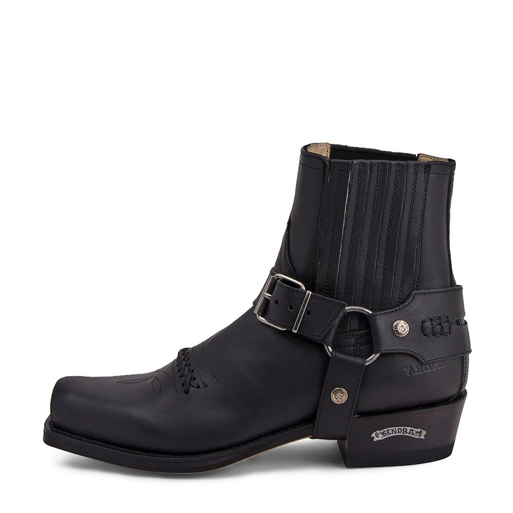 sendra-6445-seta-pull-oil-negro-unisex-boots image 1