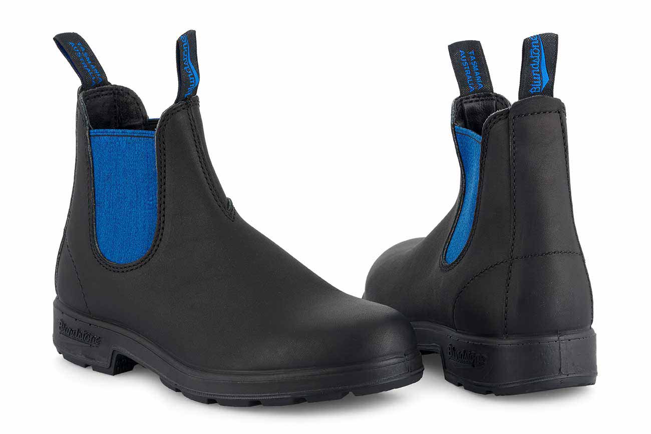 blundstone-515-classic-chelsea-boot-black-mit-blauem-elastic image 3