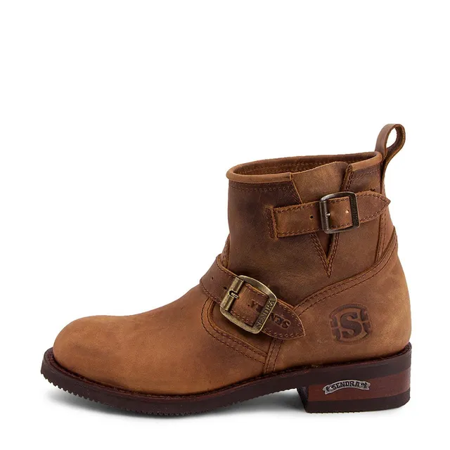 sendra-boots-2976-carol-sprinter-tang-lavado-biker-stiefelette-braun image 1