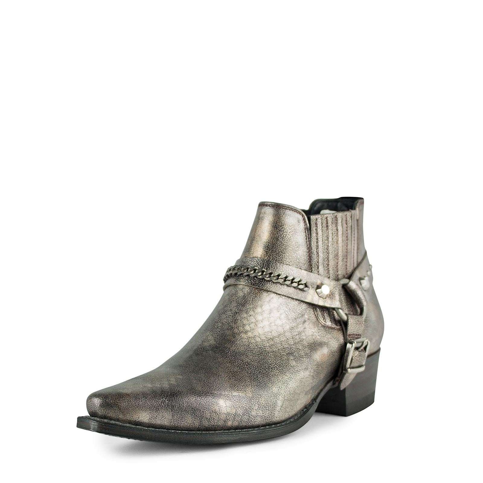 sendra-boots-14642-jaen-prince-431-damen-stiefelette-silber-gold image 2