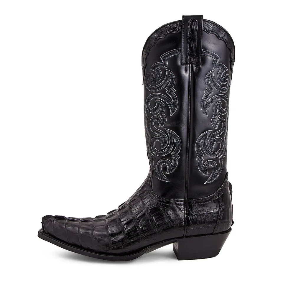 sendra-boots-10004-cuervo-cola-cresta-negra-kaiman-cowboystiefel-schwarz image 1