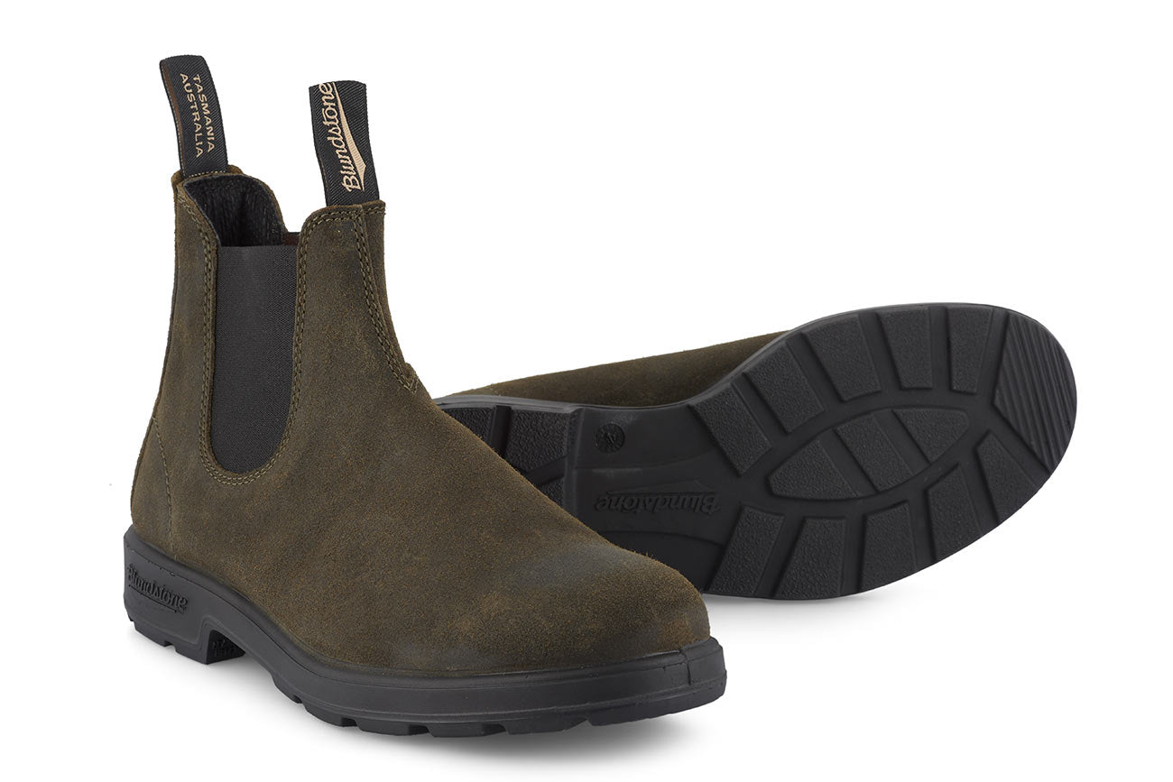 blundstone-1615-chelsea-boot-dark-olive-suede-gewachst image 4