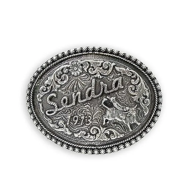 sendra-boots-hebilla-toro-2523-plata-mate-g-rtelschnalle image 1