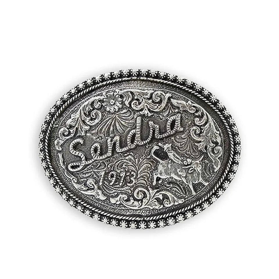 sendra-boots-hebilla-toro-2523-plata-mate-g-rtelschnalle image 1