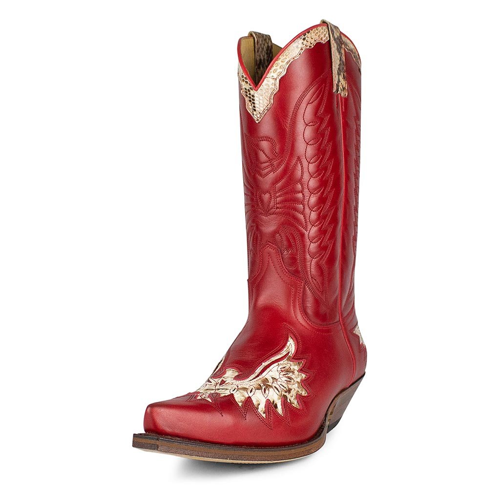 sendra-boots-7106p-cuervo-ciclon-rojo-cowboy-stiefel-herren-rot image 2