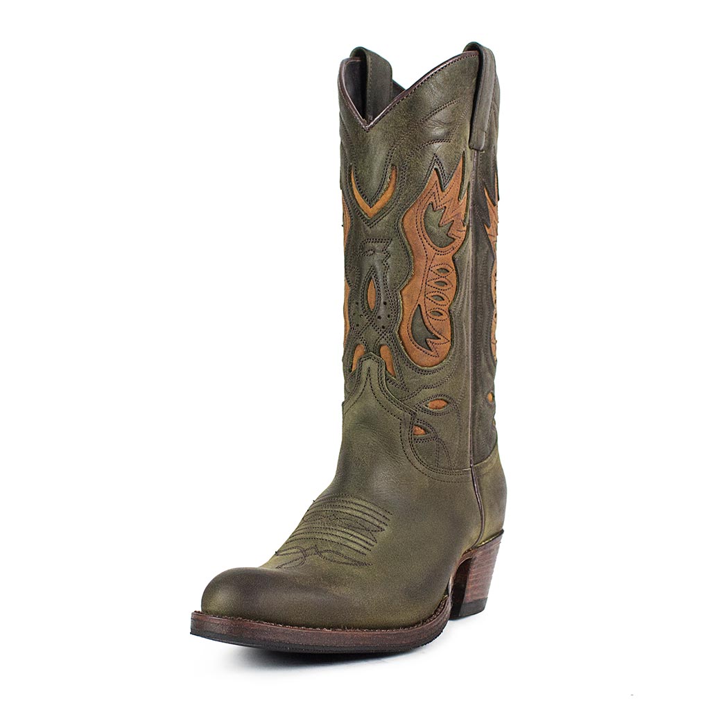 sendra-boots-10239-debora-military-lava-cowboy-stiefel image 2